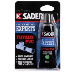 Colle spécial experts tuyaux PVC rigide - tube - 55 mL