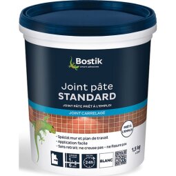 Joint carrelage blanc - pâte 1,5 Kg