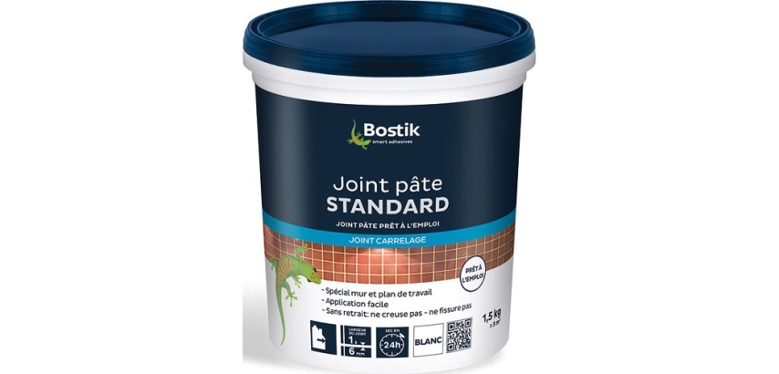 Joint carrelage blanc - pâte 1,5 Kg