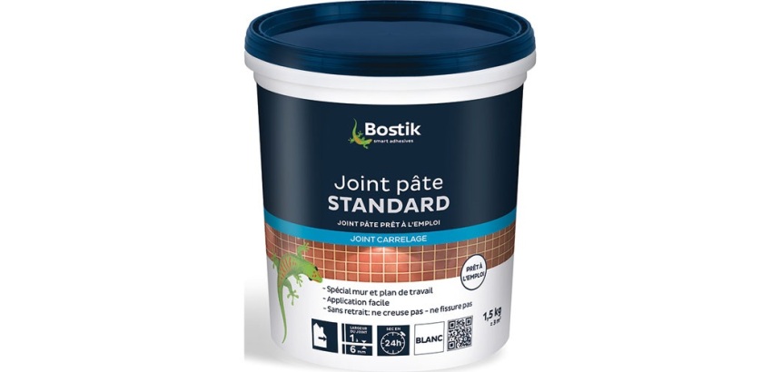 Joint carrelage blanc - pâte 1,5 Kg