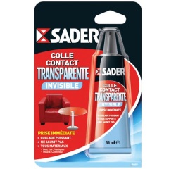 Colle contact type néoprène - prise immédiate - gel - invisible - 55 mL