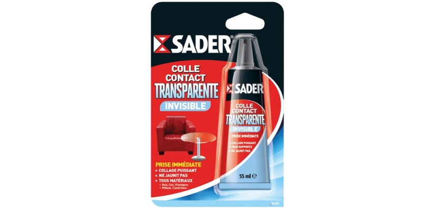 Colle contact type néoprène - prise immédiate - gel - invisible - 55 mL
