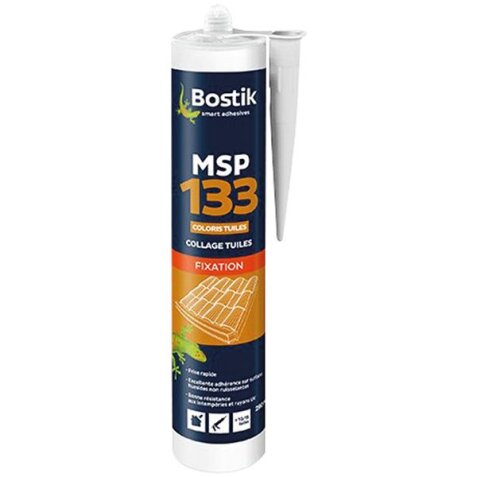 Mastic fixation tuiles MS133 cartouche 290ml pro