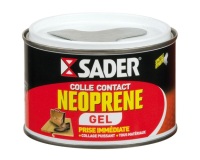 Colle contact néoprène multi-usages - gel - transparent - 250 mL