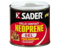 Colle contact néoprène multi-usages - gel - transparent - 500 mL