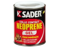 Colle contact néoprène multi-usages - gel - transparent - 750 mL