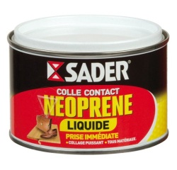 Colle contact néoprène multi-usages - liquide - transparent - 250 mL