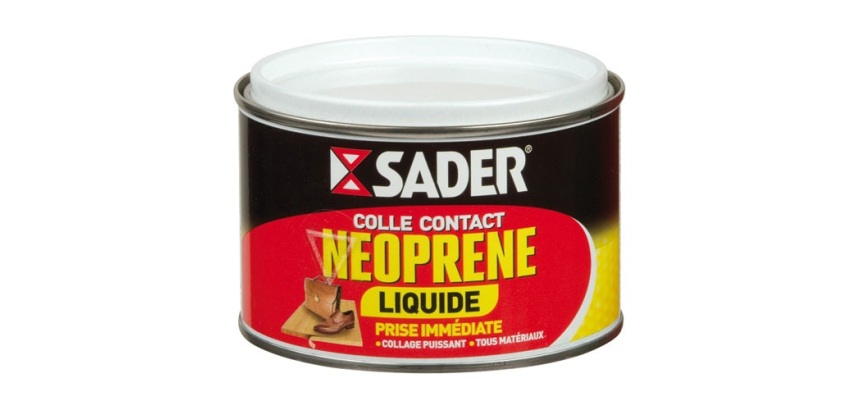 Colle contact néoprène multi-usages - liquide - transparent - 250 mL