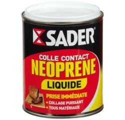 Colle contact Néoprène Liquide multi-usages Sader