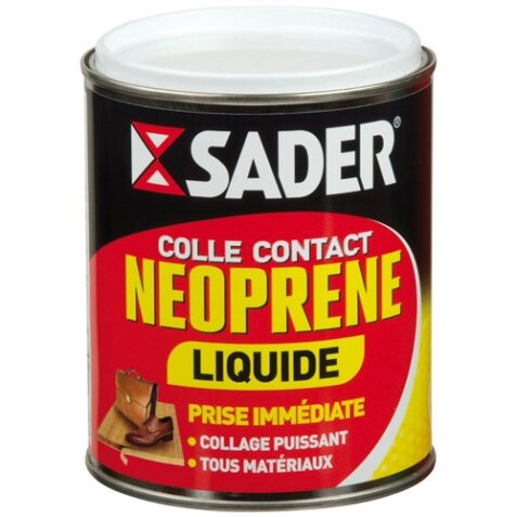 Colle contact Néoprène Liquide multi-usages Sader