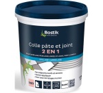 Colle pâte et joint carrelage 2 en 1 - prêt à l'emploi - blanc - 1,5 Kg