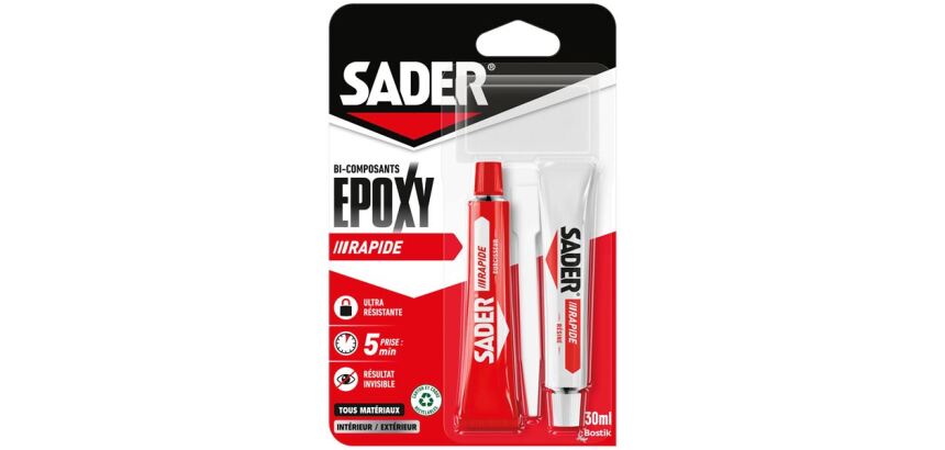 Colle époxy rapide - 15 mL - Lot de 2