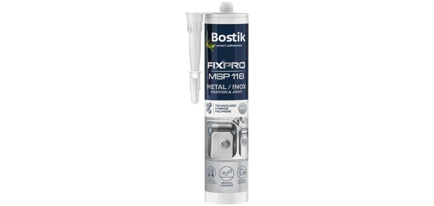 Mastic fixpro msp116 métal inox cartouche 290ml