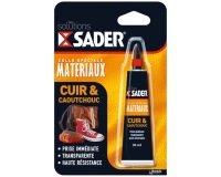 Colle type néoprène Cuir et Caoutchouc gel - transparent - 30 mL