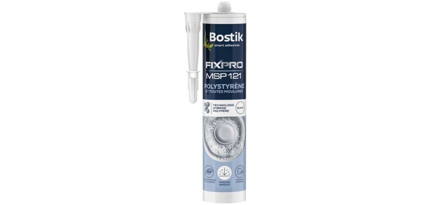 Mastic fixpro msp121 polystyrene et moulures cartouche 290ml