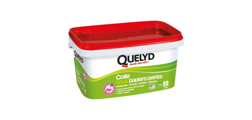 Quelyd colle tous papiers peints avec indicateur coloré 5kg