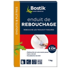 Enduit de rebouchage - poudre - 1 Kg