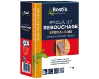 Enduit de rebouchage bois - poudre - 1 Kg