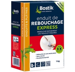Enduit de rebouchage express - poudre - 1 Kg