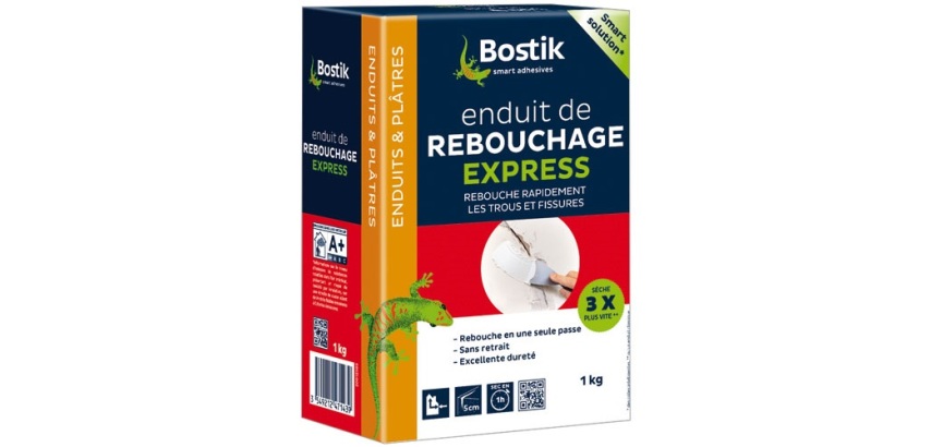 Enduit de rebouchage express - poudre - 1 Kg