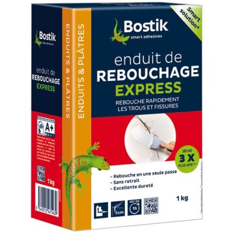 Enduit de rebouchage express - poudre - 1 Kg