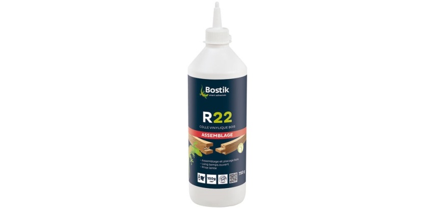 Colle bois R22 biberon 750g
