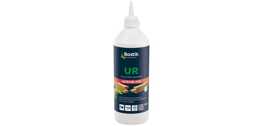 Colle bois rapide UR biberon 750g