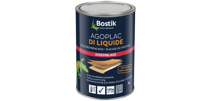 Colle néoprène bois Agoplac DI -  liquide - 1 L