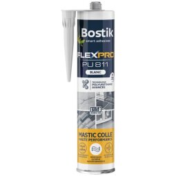 Mastic colle haute performance flexpro PU811 - cartouche - blanc - 300 mL