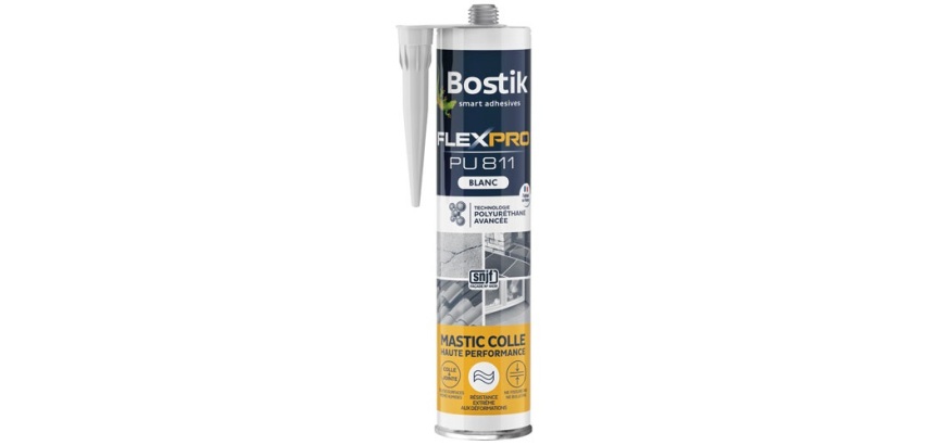 Mastic colle haute performance flexpro PU811 cartouche blanc 300 ml