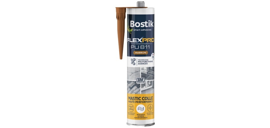 Mastic colle flexpro PU811 marron 300ml