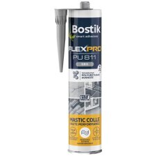 Mastic colle Flexpro PU811 Bostik - Cartouche de 300 ml, gris