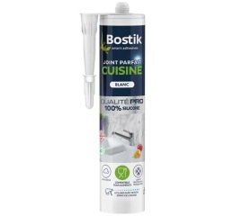 Joint Parfait Cuisine Bostik, 100 % silicone – Cartouche 280 ml