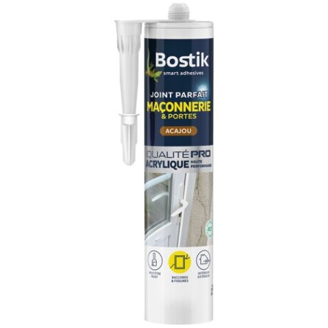 Joint parfait maçonnerie huisserie - cartouche - acajou - 280 mL