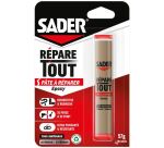 Pâte à réparer tous matériaux Répare Tout Epoxy Sader - Tube de 57 g