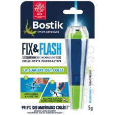 Colle forte en gel photoactive Fix & Flash Bostik 5 g + Applicateur