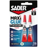 Colle Maxi Glue tous matériaux universel liquide - transparent - 2x3g