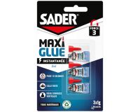 Colle Maxi Glue tous matériaux universel gel - transparent - 3x1g