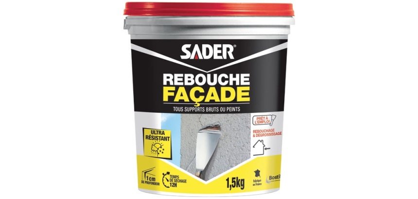 Enduit rebouchage façade pot 1.5kg