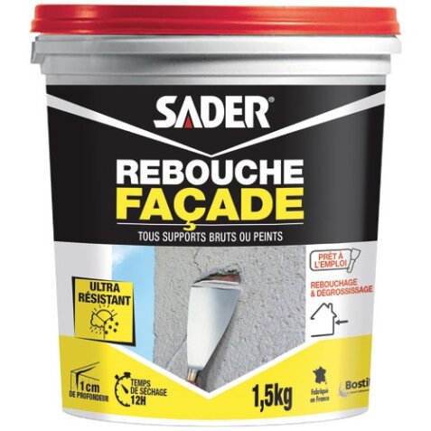 Enduit rebouchage façade pot 1.5kg