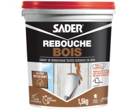 Enduit de rebouchage Rebouche bois Sader - Seau de 1,5 kg
