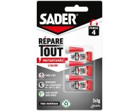 Colle Fix glue liquide - répare tout - 1 g - Lot de 3