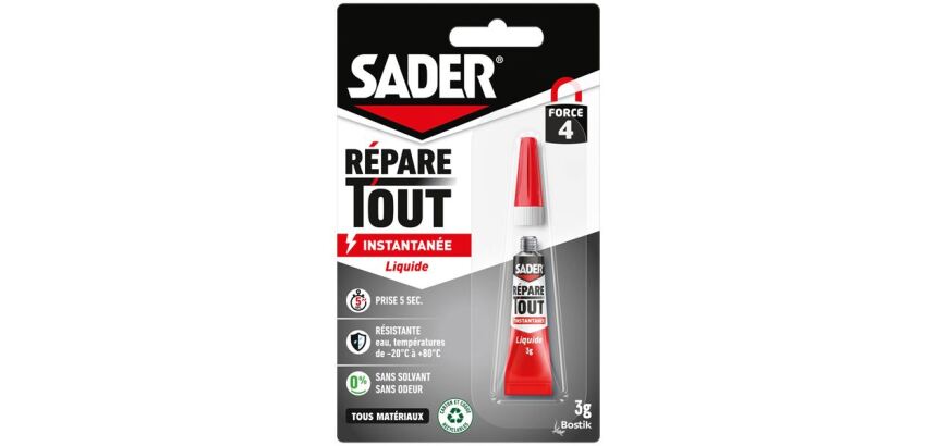 Colle Fix & Glue liquide - répare tout - transparent - 3 g