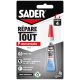 Colle répare tout glue - gel - transparent - 3 g