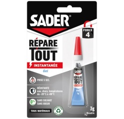 Colle répare tout glue - gel - transparent - 3 g