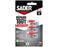 Colle Fix & Glue gel - répare tout - transparent - 3x1g