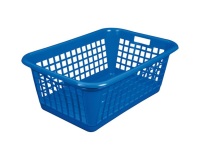 Corbeille à linge 60 L Bleue