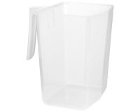 Mesure à grains - graduée - poignée - 2 L - tranlucide