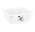 Cuvette carrée - Alimentaire -  24 cm - 3.5 L - blanc