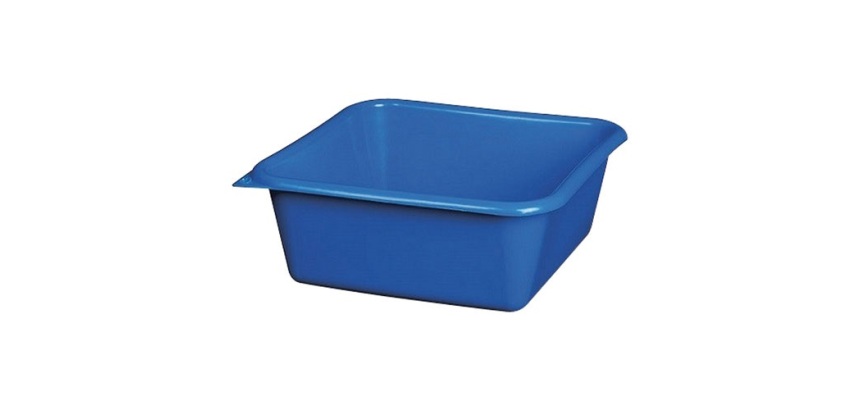 Cuvette carrée 24 cm / 3,5 L Bleu